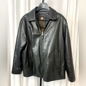 MARC NEW YORK |  MENS XL LEATHER COAT |  y2k VTG